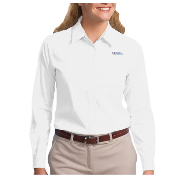 Ladies Long Sleeve Easy Care Shirt  Thumbnail