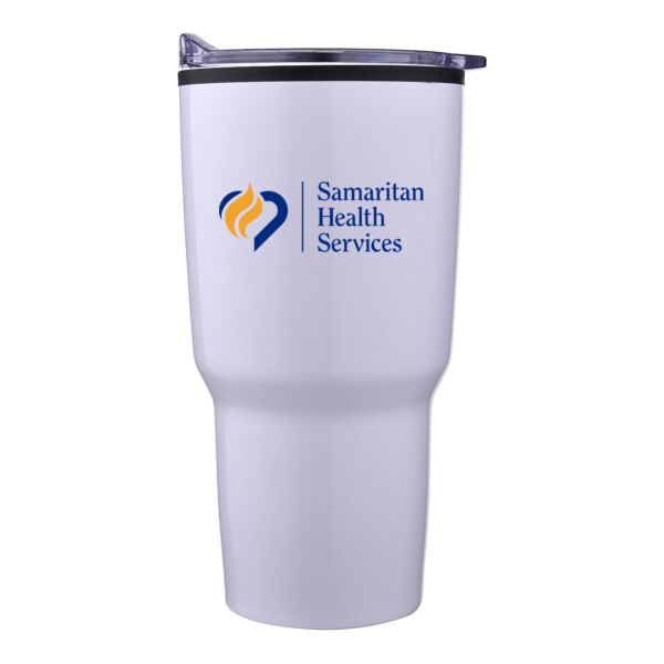 30 oz. Curved Body Tumbler W/ Lid Thumbnail