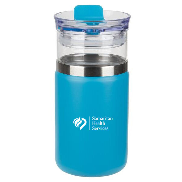 Tamari 12 oz Glass Tumbler & Vacuum Insulated Can Cooler  Thumbnail