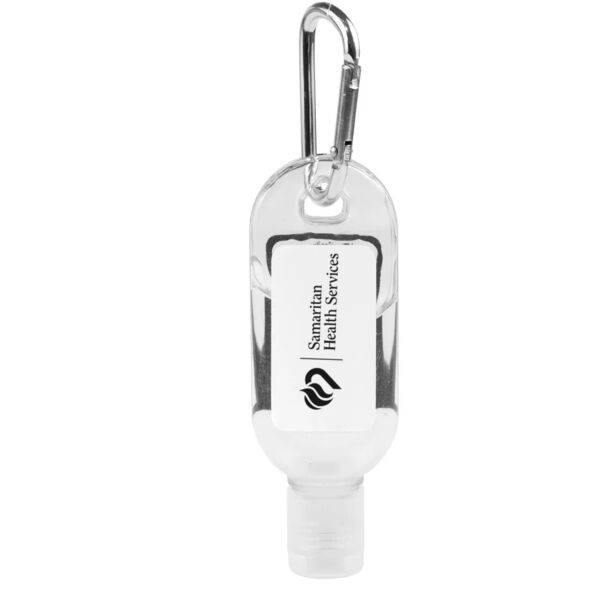 SanGo L 1.8 oz Hand Sanitizer Antibacterial Gel in Flip-To With Carabiner Thumbnail